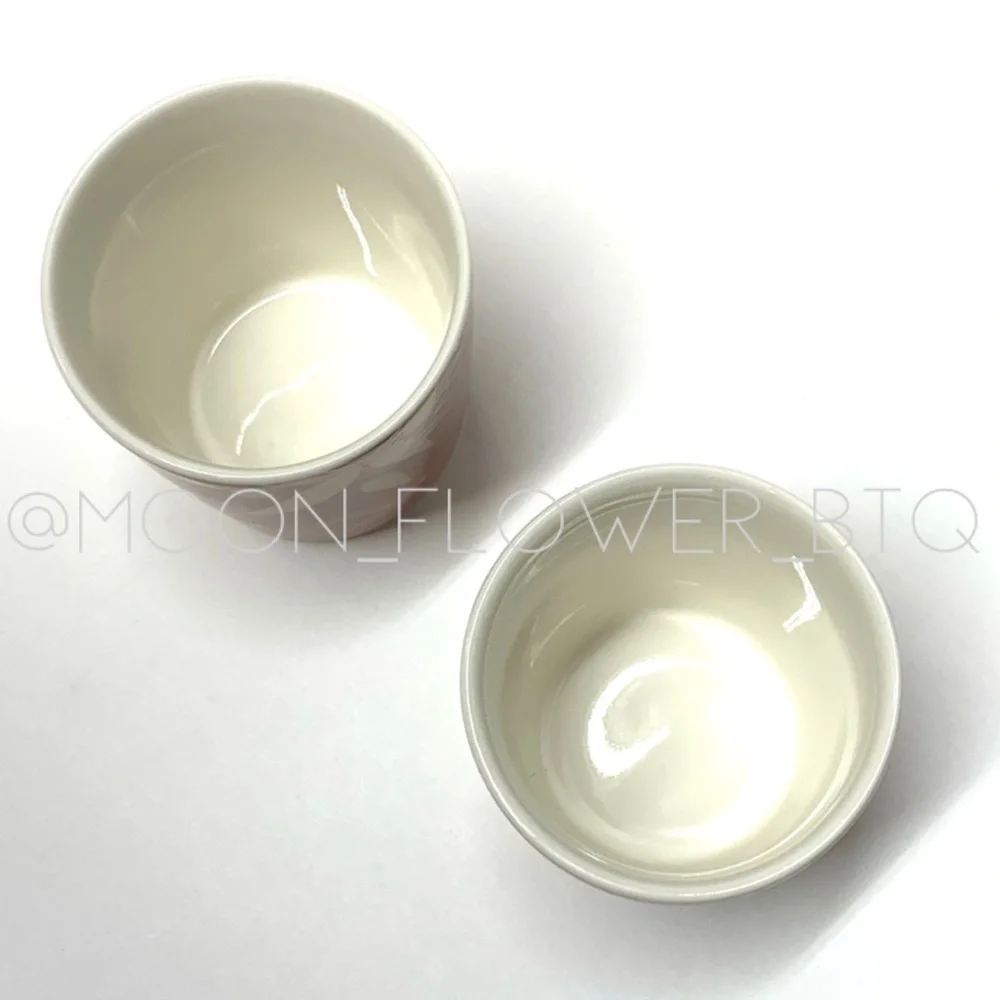 Starbucks 2013 Ethiopian Coffee Tasting Cups Set of 2 Partner Exclusive 3 oz